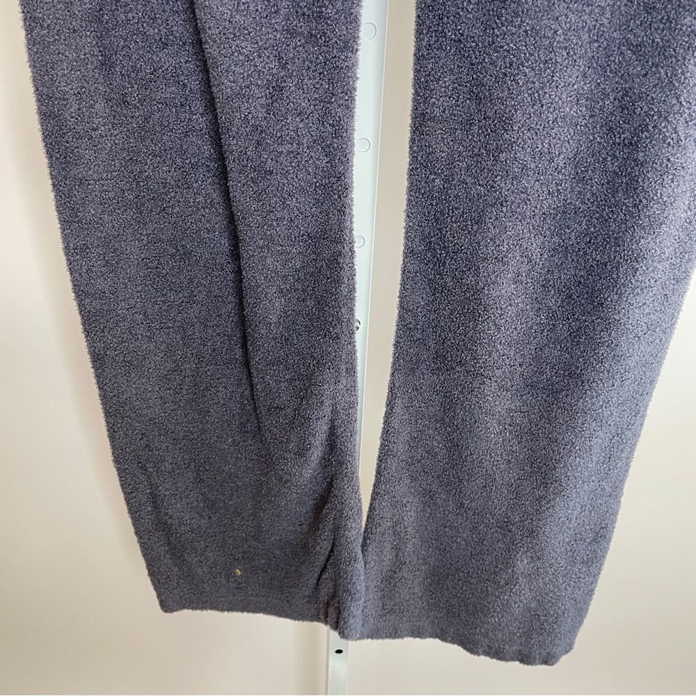 Barefoot Dreams | CozyChic Lite Knit Ankle Length Pants Baja Blue Size Medium - Picture 10 of 13